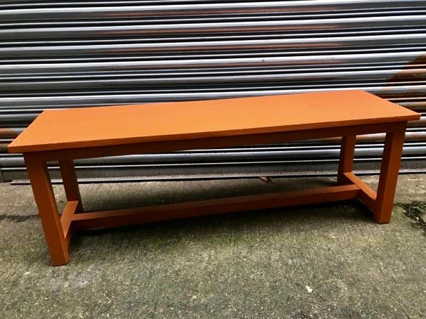 Vintage wooden rustic benches - 2 available for painting