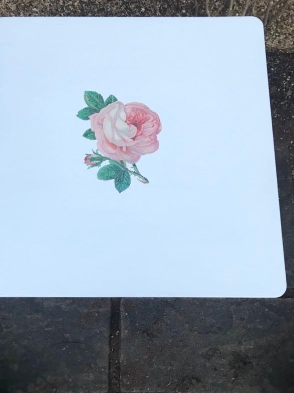 Children's tables - painted to order rose design