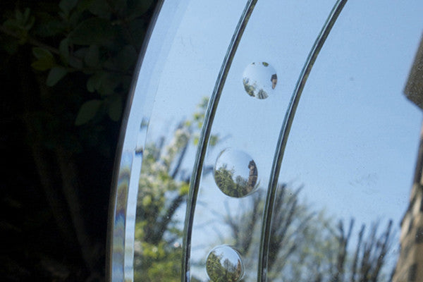 Beautiful vintage Art Deco round mirror