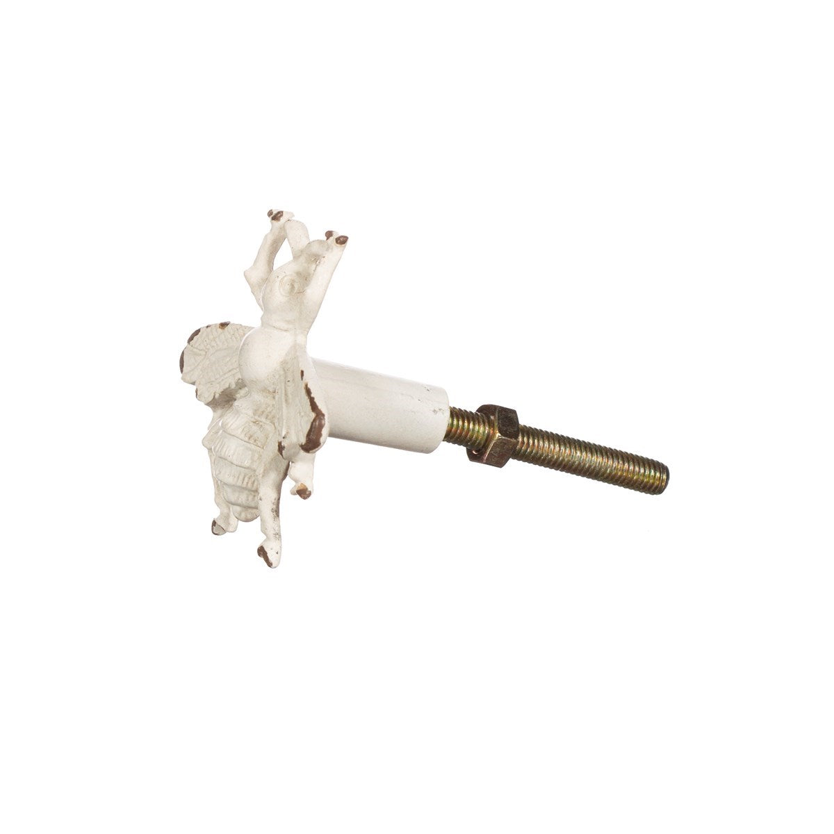 Antique White Bee Drawer Knob