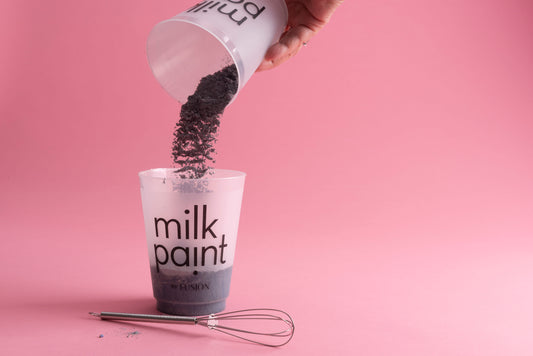 Milk Paint By Fusion - Mixing cup and whisk
