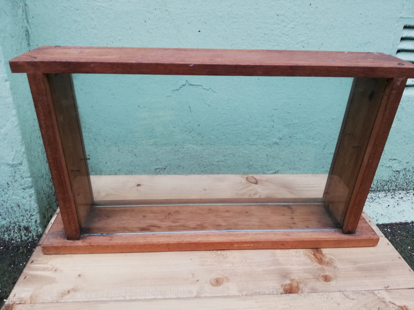 Beekeeper's Antique honeycomb hive viewing boxes and vintage beekeeping book