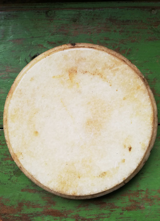 Antique marble stone chapati board. These make prefect trivets,pot stands or cheese boards