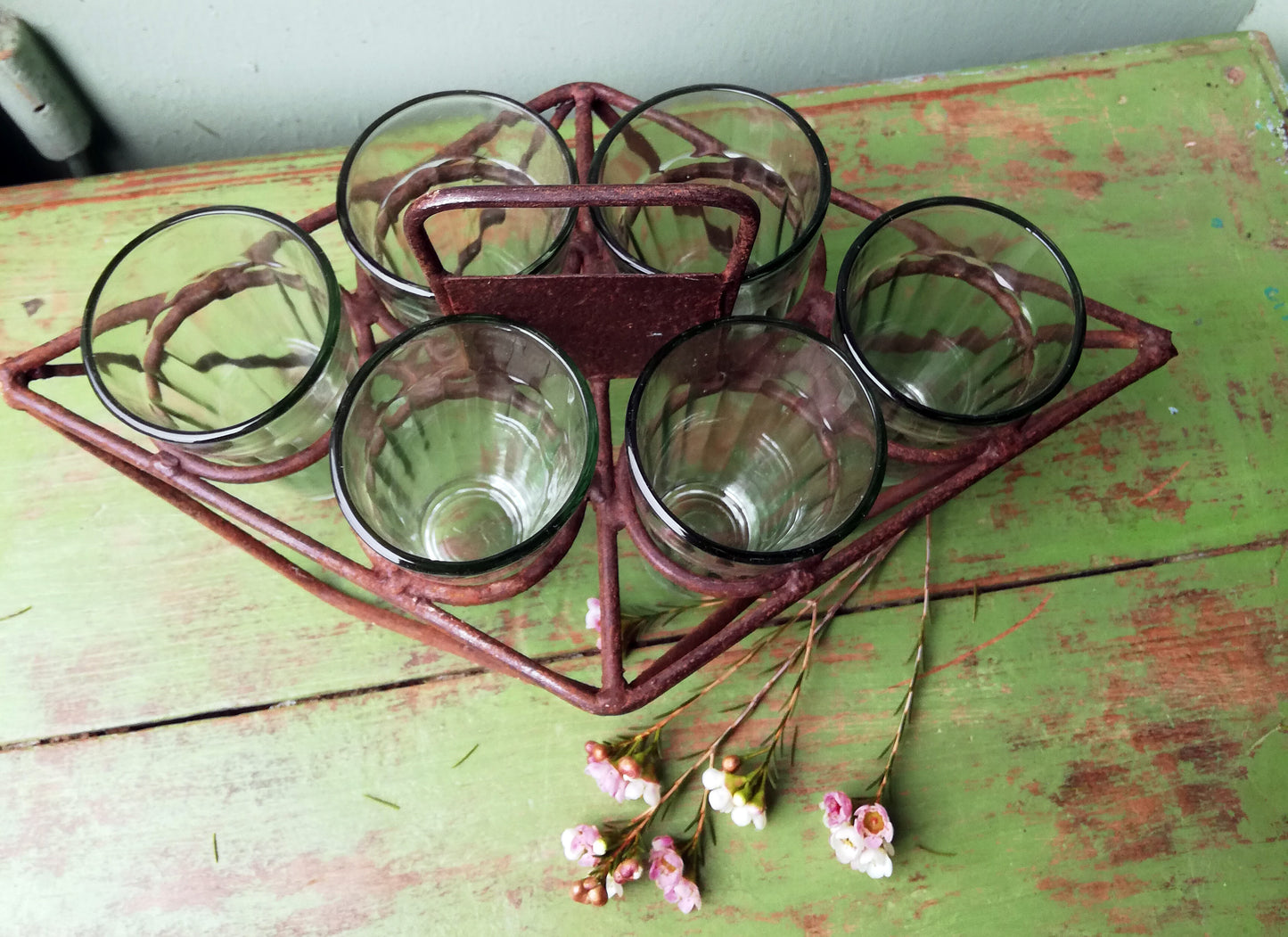 Antique glass carrier