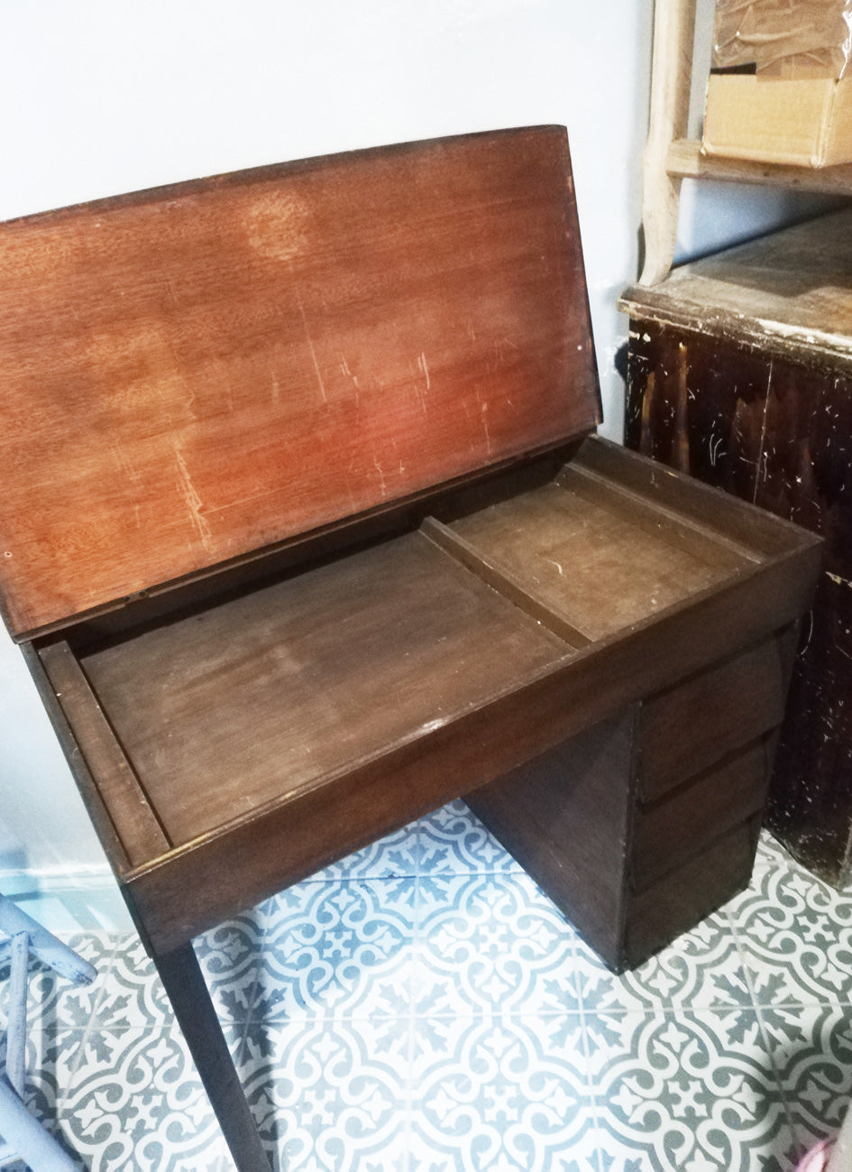 Vintage children's school desk available for painting your choice of colour price includes painting