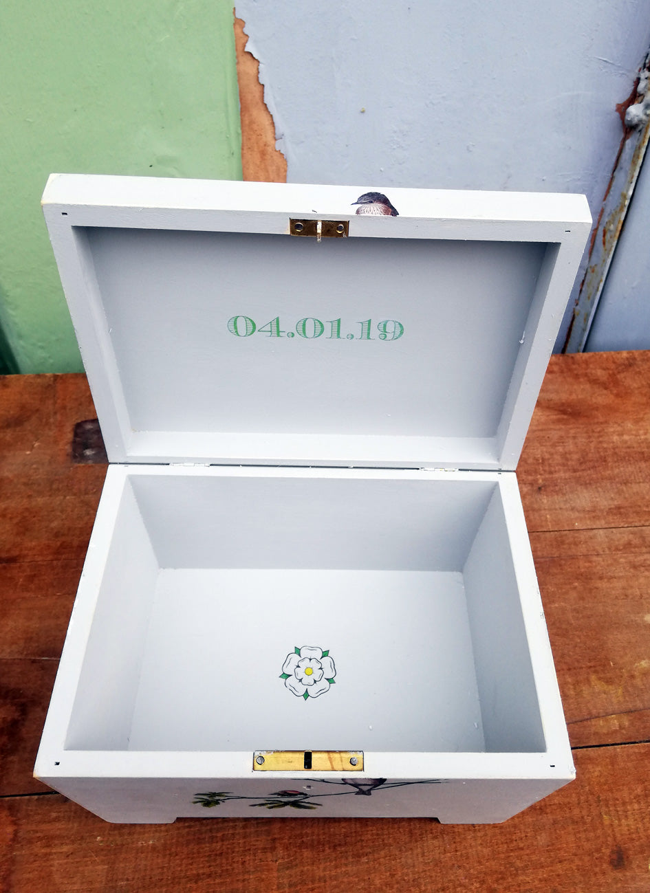 Custom listing for Jane Hunt personalised jewellery box
