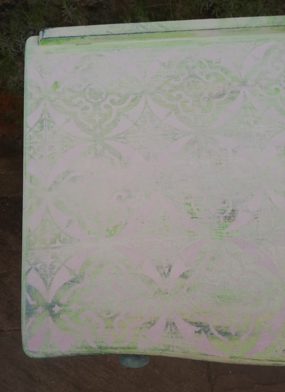 Vintage Chest of Drawers hand painted and stencilled