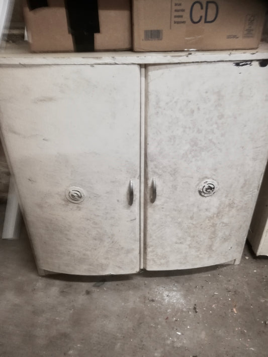 Vintage 1950's kitchen floor cabinet unit available for  painting your choice of colour price includes painting
