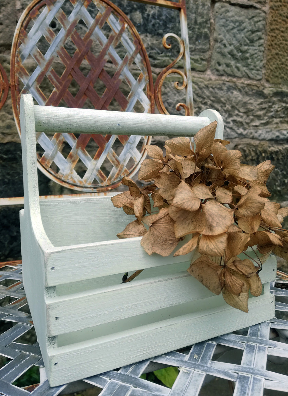 Wooden Bottle Carrier / table caddy painted to order
