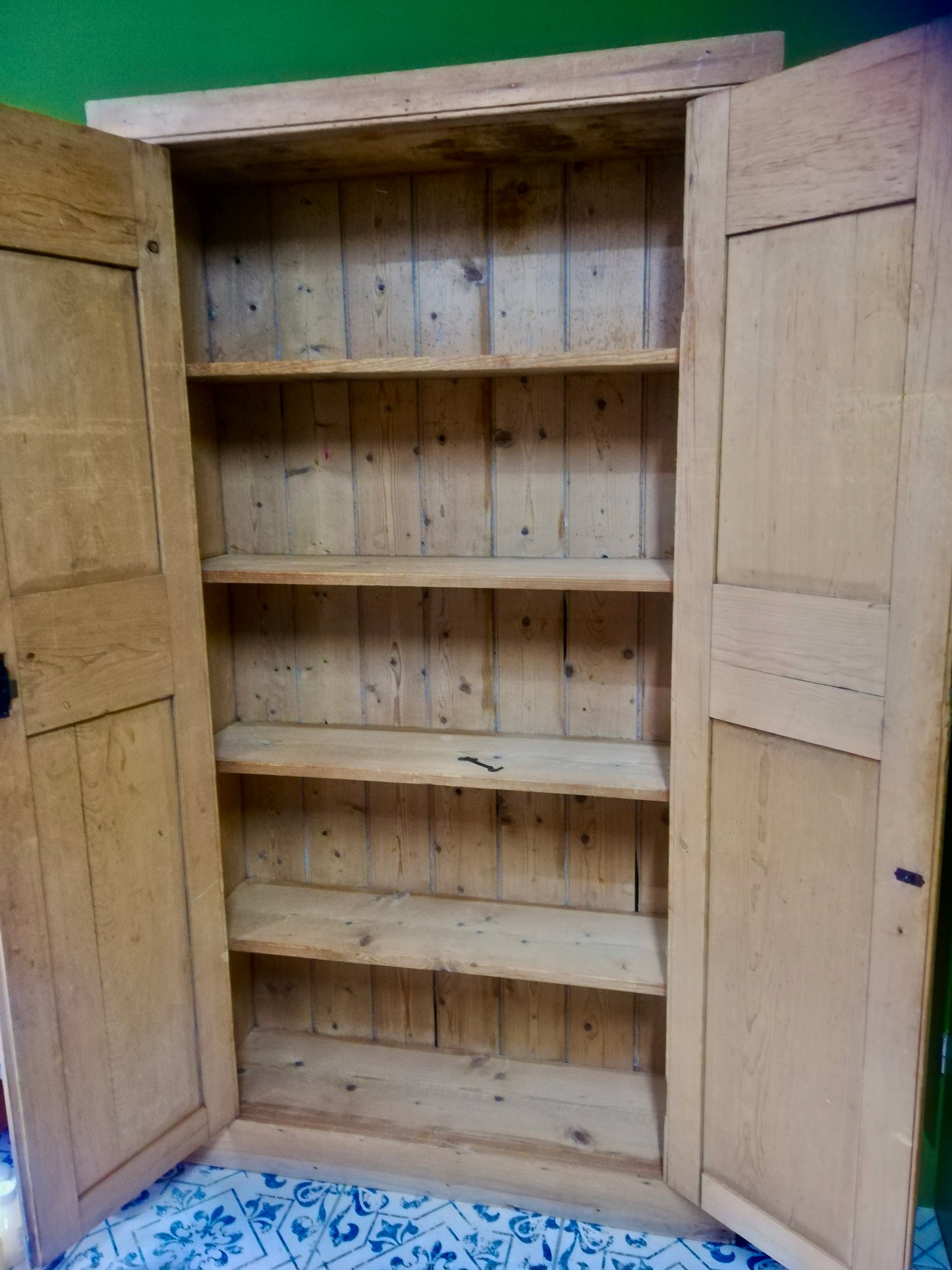 Beautiful vintage pine pantry cupboard
