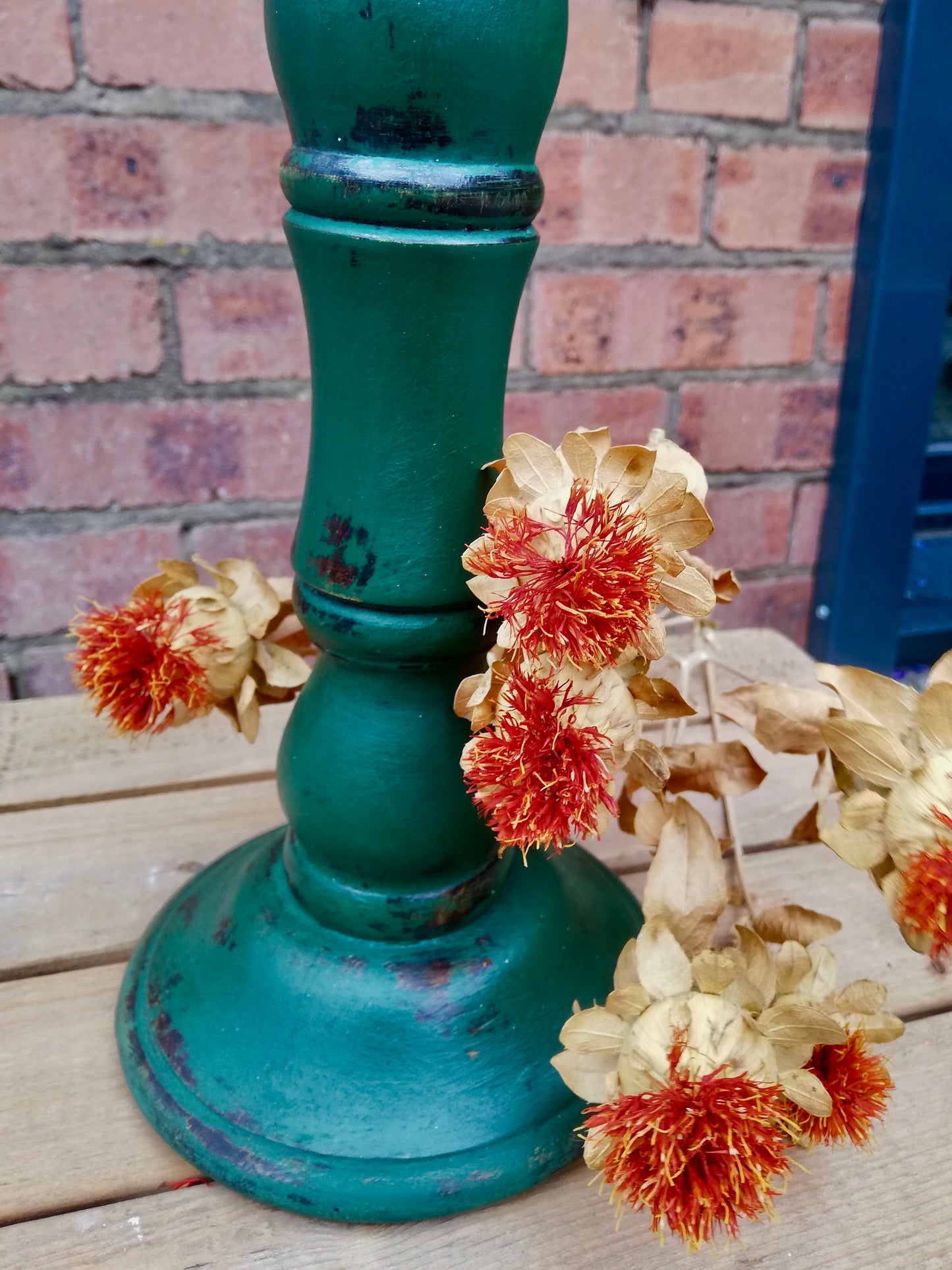 Set of two large candlesticks