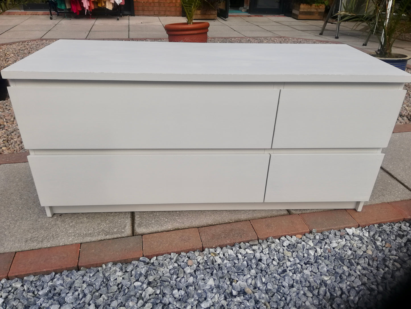 Commission for Marice painted bedroom set