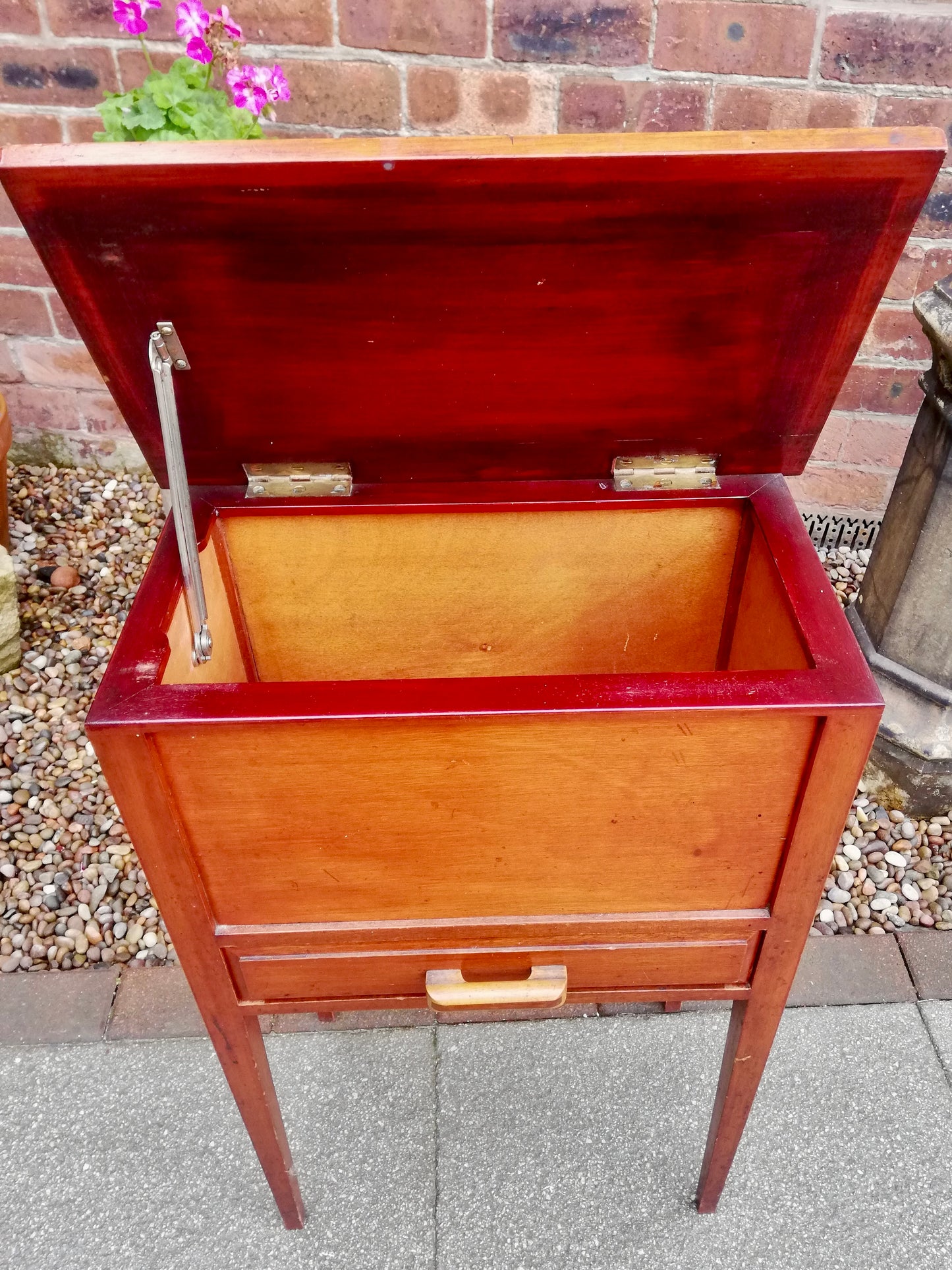 Vintage mid century sewing box