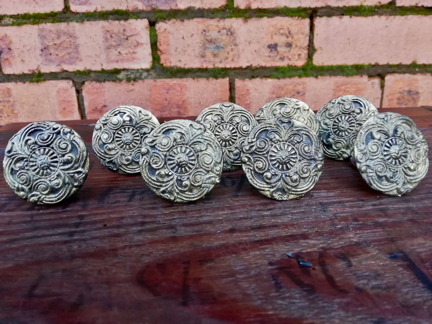 Vintage round cabinet handles
