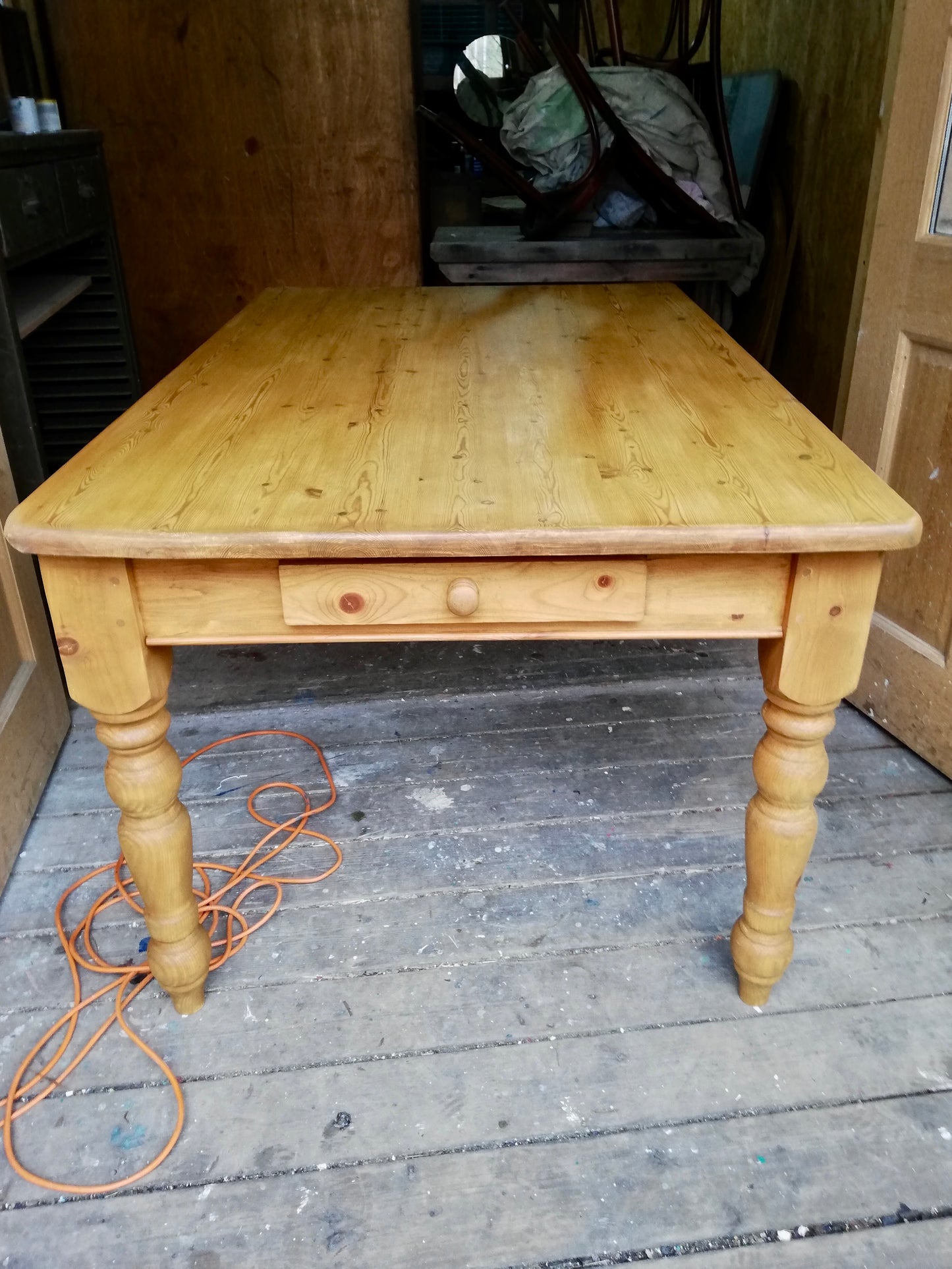 refurbished Farmhouse Vintage Dining Table