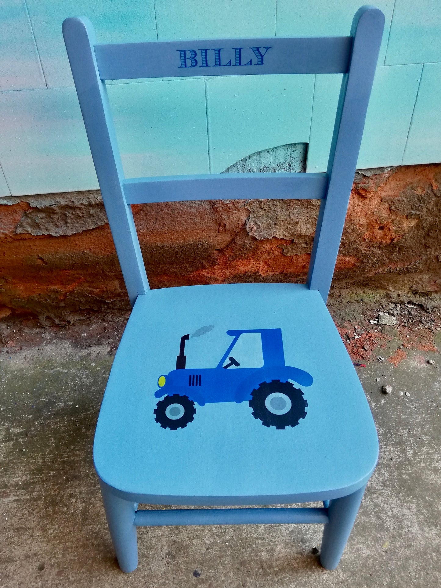 Commission for Charlotte - personalised children's school chair