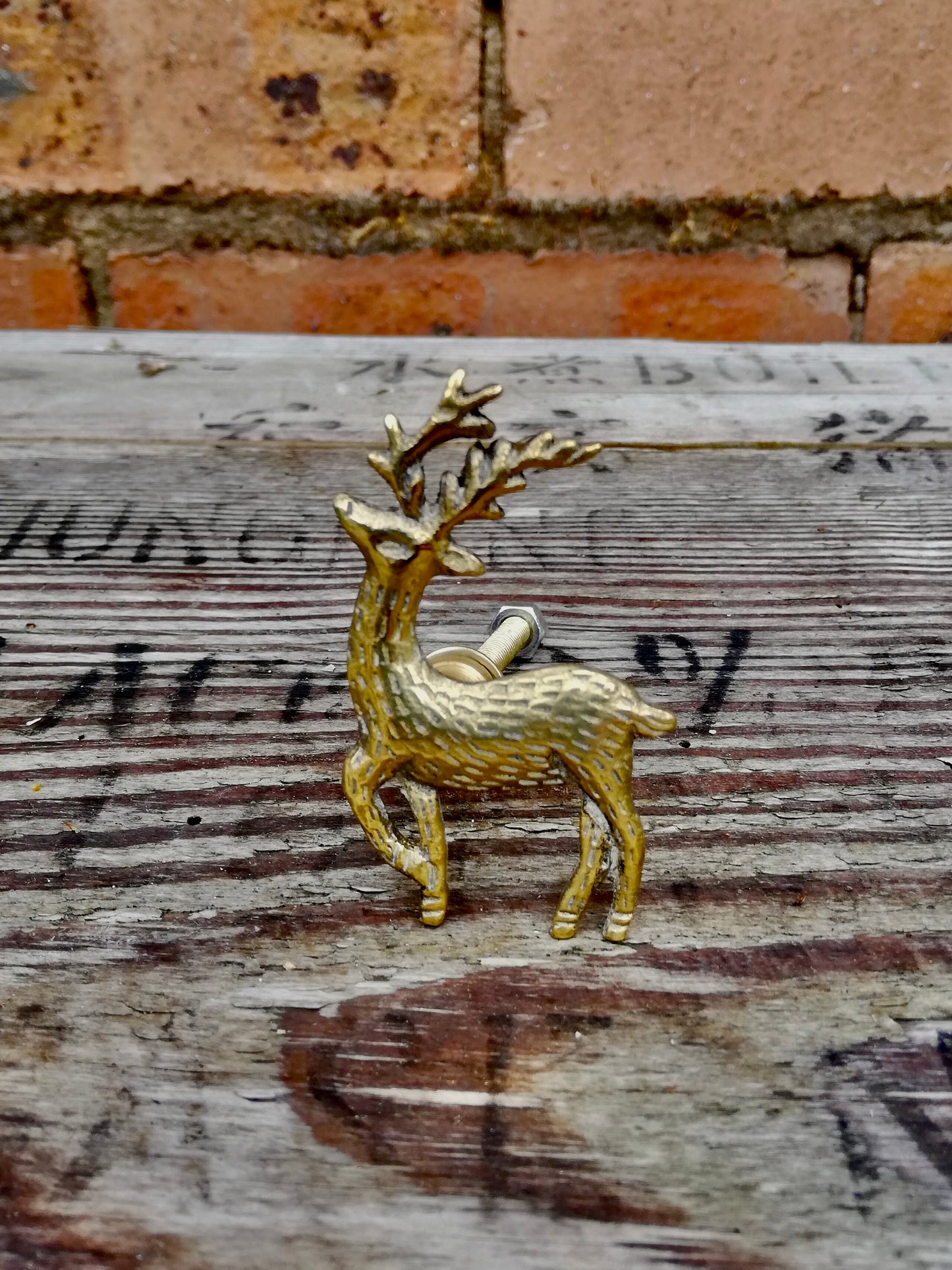 Deer Stag Bronze or Silver Drawer furniture Knobs