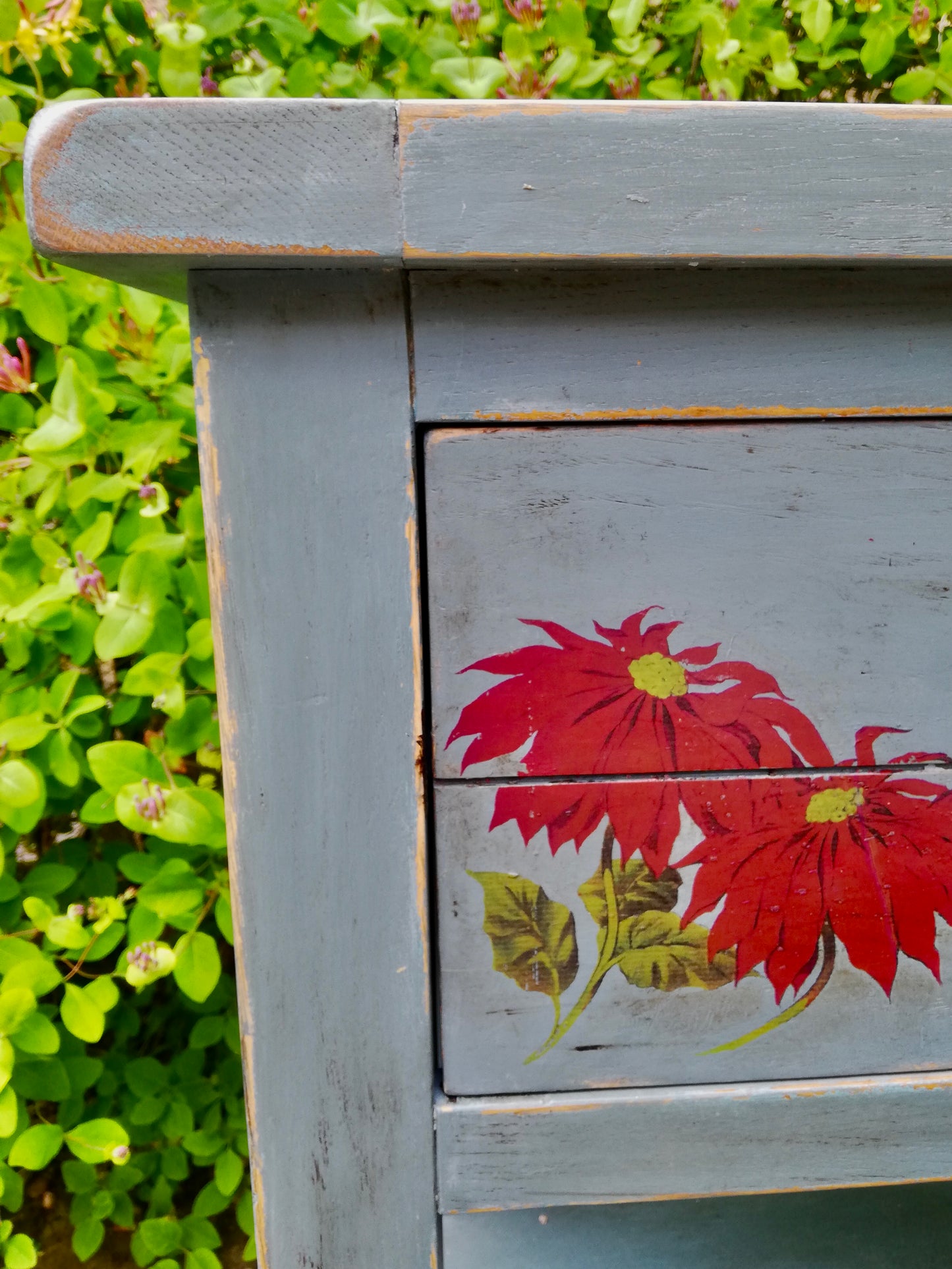 Painted console table