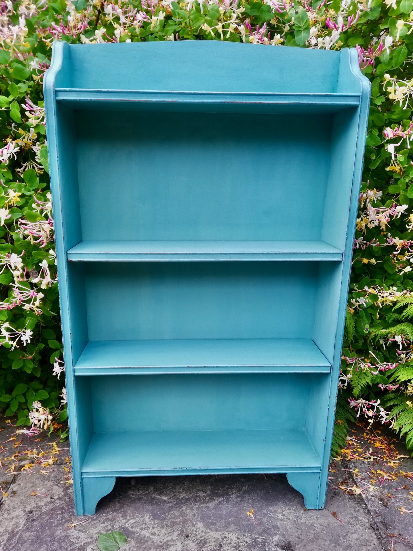 Vintage small oak book case for Kate