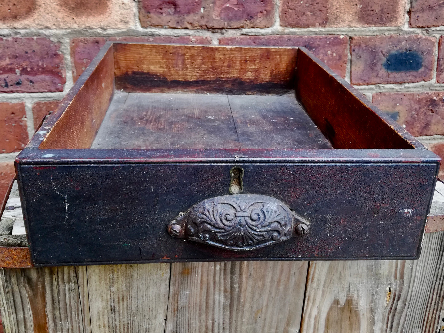 vintage storage drawer / desk tidy