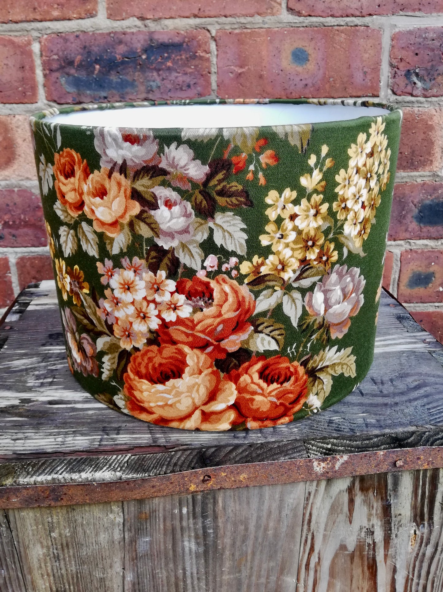 Hand rolled lampshade for table or standard lamp