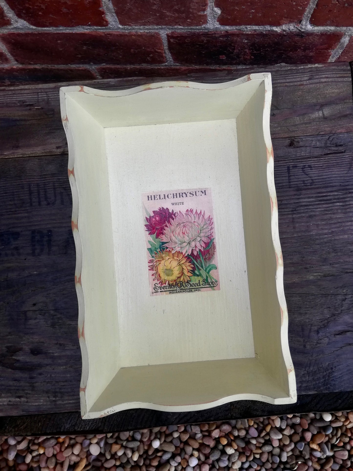 vintage mini tray