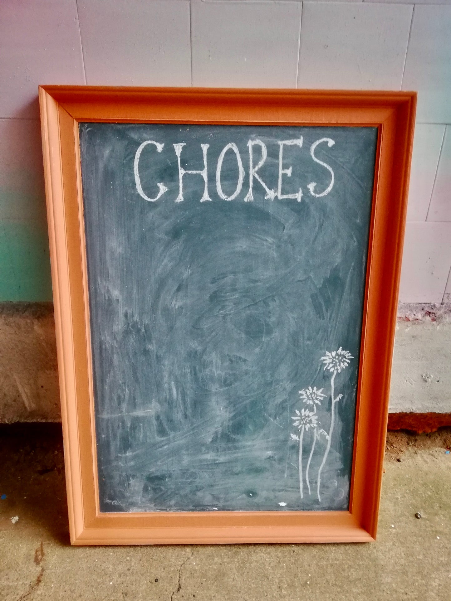 Vintage chalk board