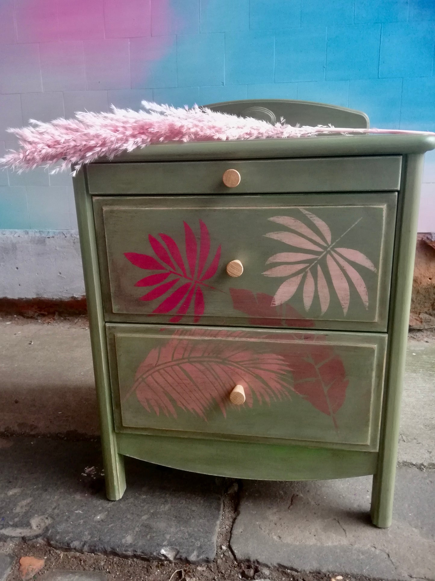 Vintage bedside cabinet available for refurb
