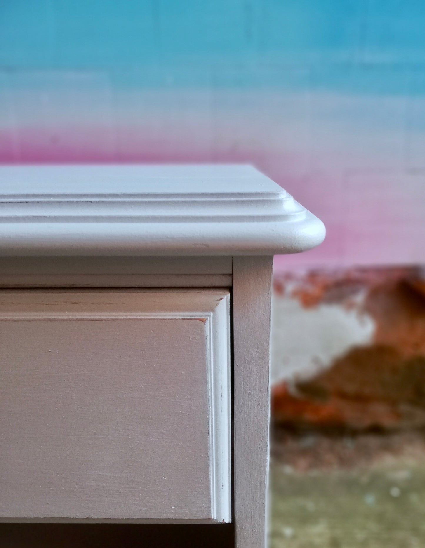 Commission for Nancy painted bedroom set