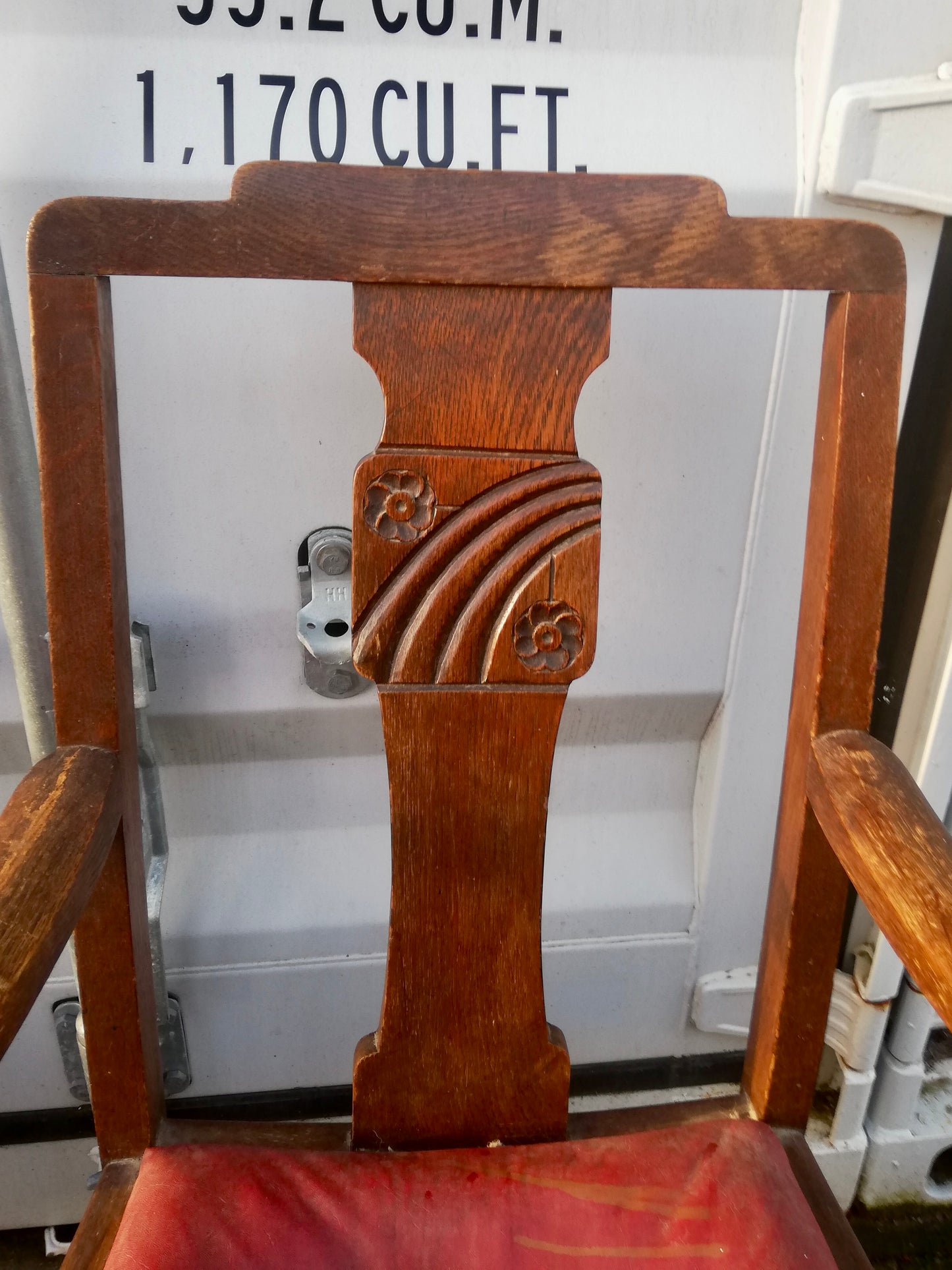 Set of 6 Vintage Art Deco dining chairs available for reupholstery and painting your choice of colour - price includes painting and upholstery