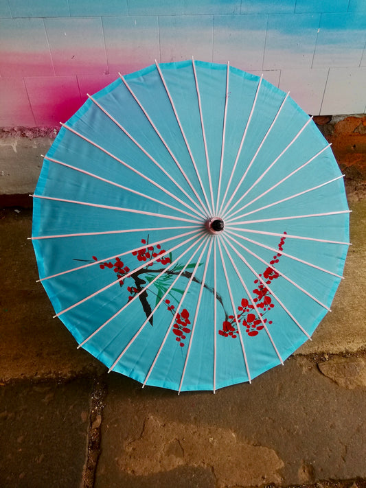 Chinese fabric parasol