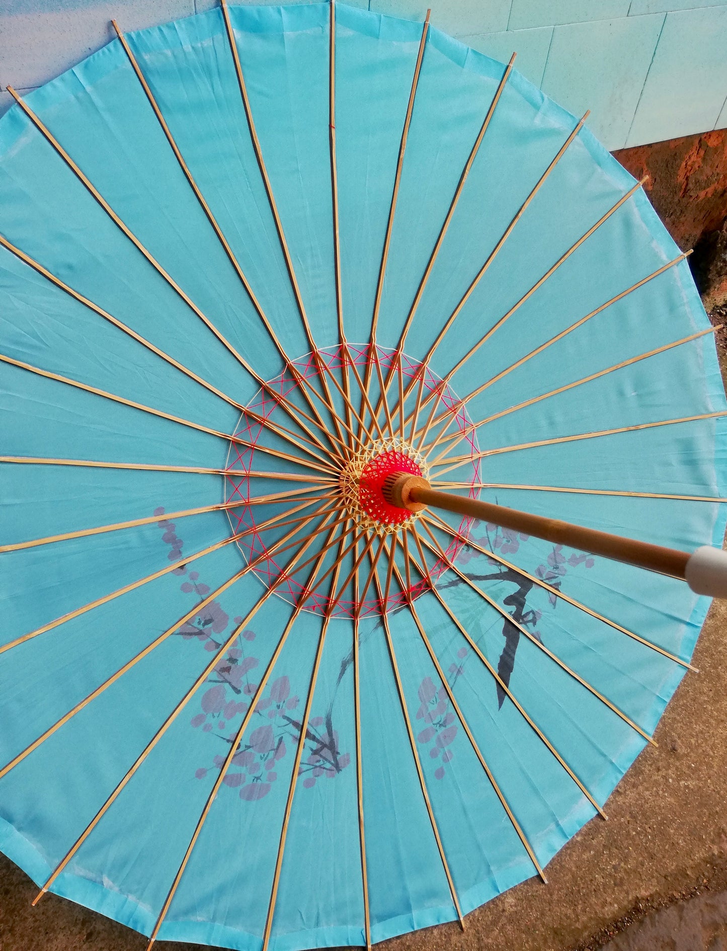 Chinese fabric parasol