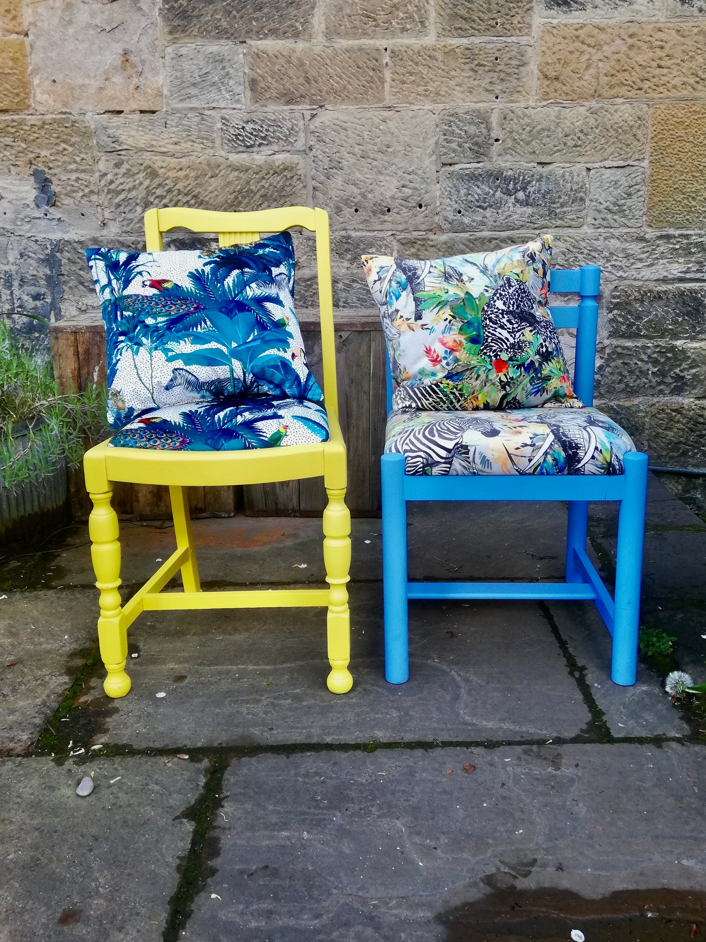 Commission for Eve 2 hand made cushions