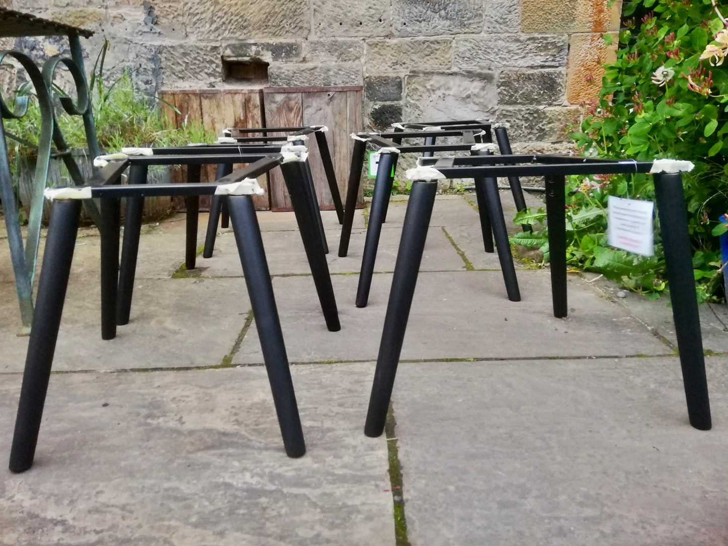 commission for Catriona painted chair legs