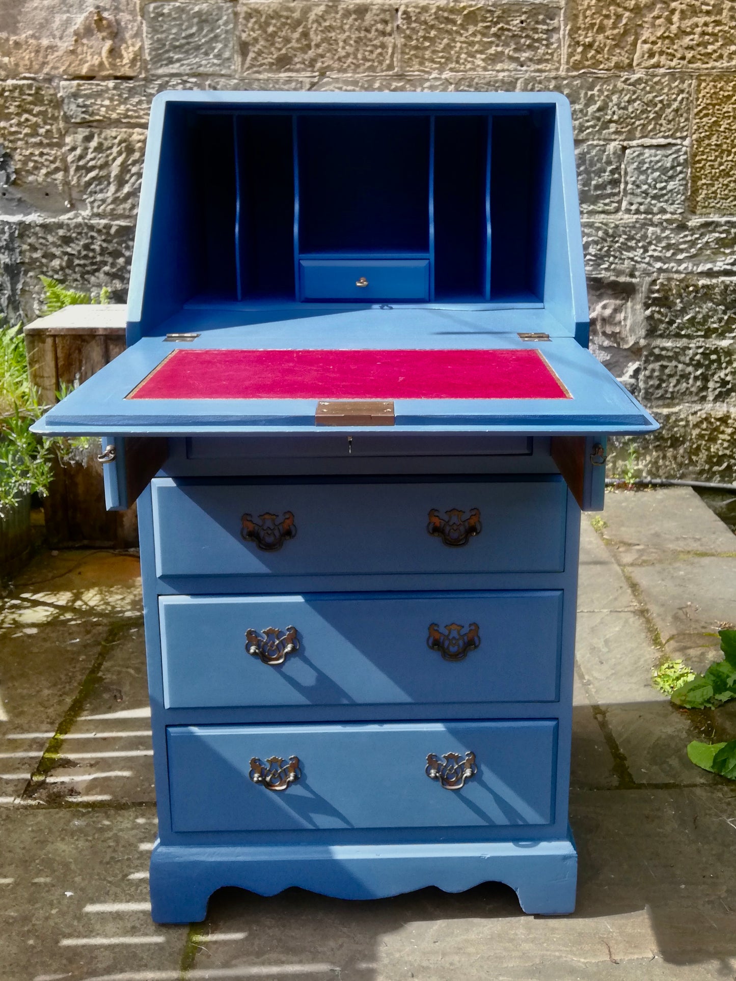 Commission for Nicola painted bureau and chest