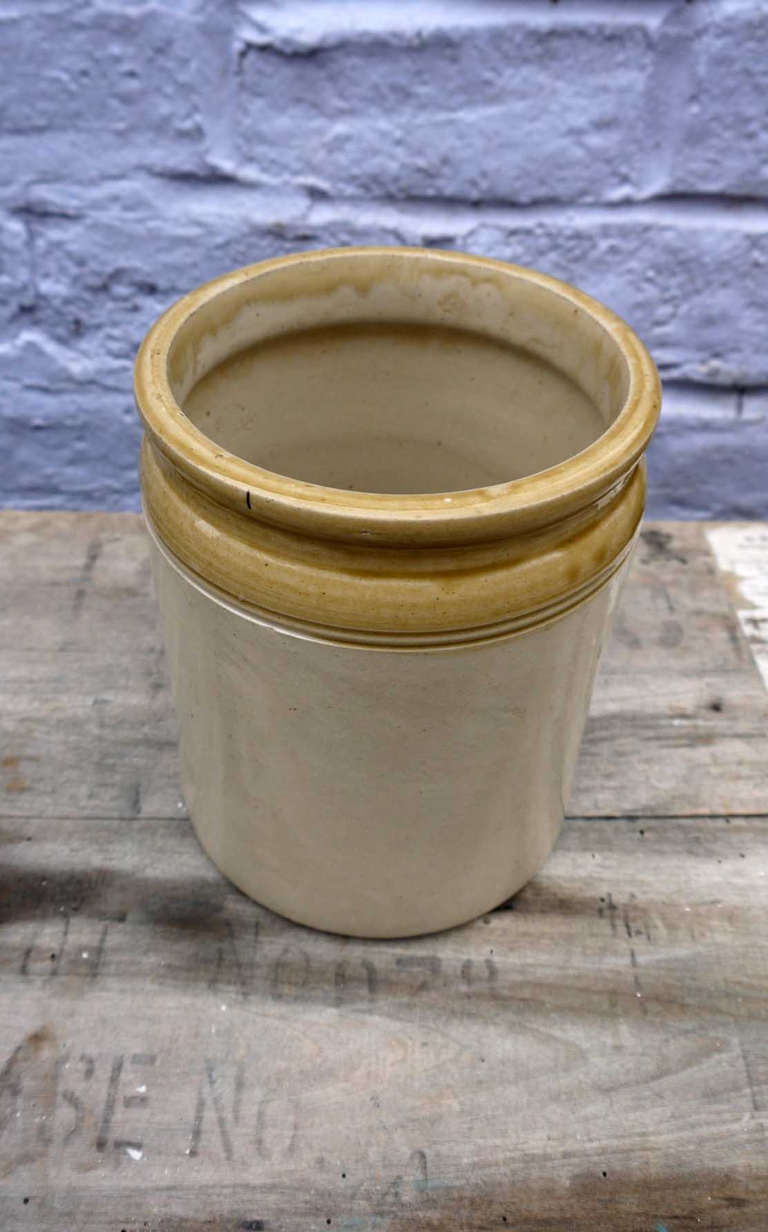 Lovely big stoneware utensil pot