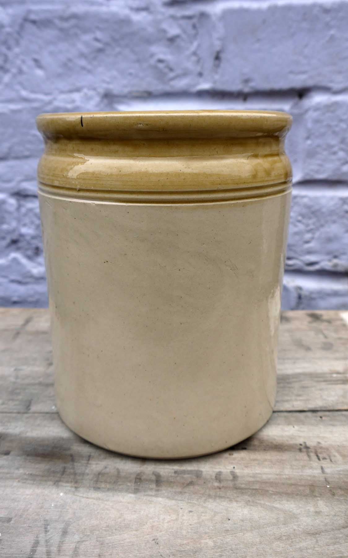 Lovely big stoneware utensil pot