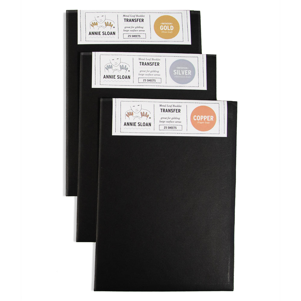Annie Sloan - Metal Leaf Booklets - Transfer
