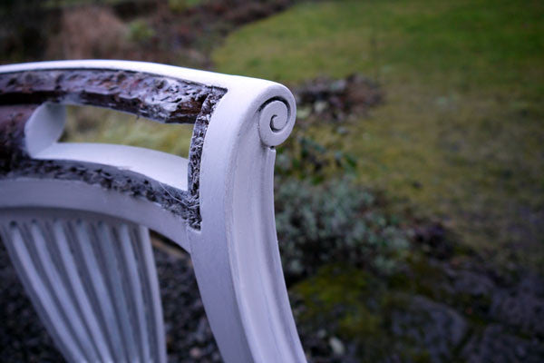 Custom Listing for Eunice hand painted vintage sofa MMS milk paint