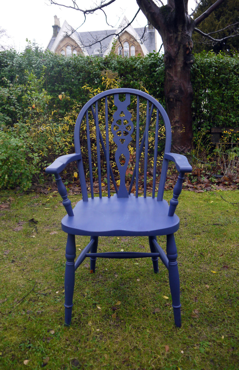 Custom Listing for Sophie set of 5 mismatched vintage dining chairs in Fusion Mineral Paint