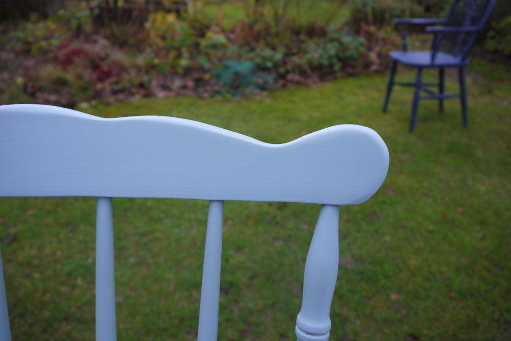 Custom Listing for Sophie set of 5 mismatched vintage dining chairs in Fusion Mineral Paint