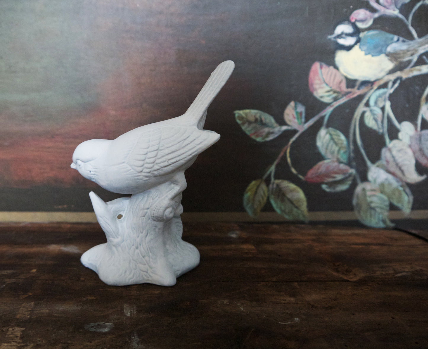 Beautiful little white bird ornament