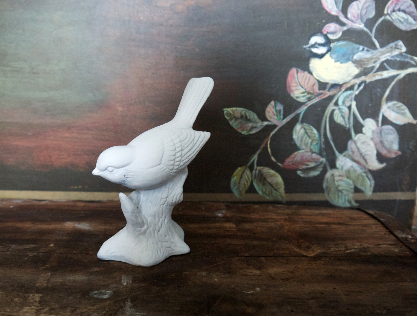 Beautiful little white bird ornament