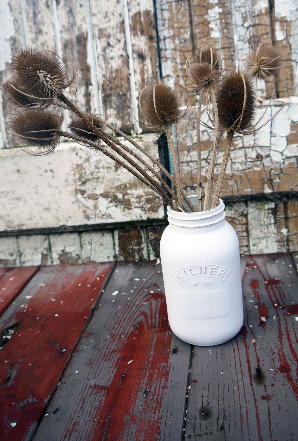 Painted Kilner Mason Jar - painted to order you choose your colours
