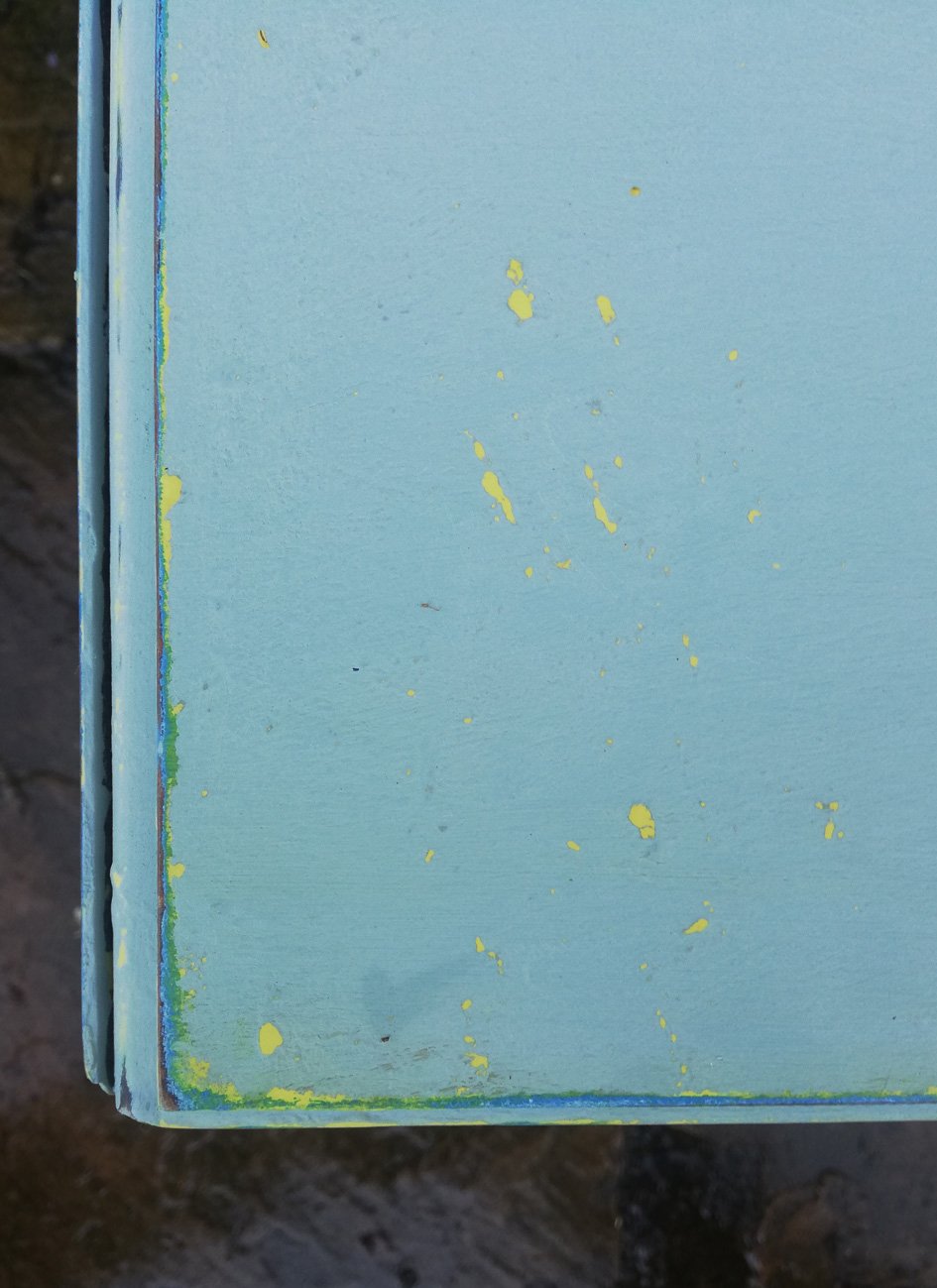 Pair of dropleaf vintage bedside cabinets.