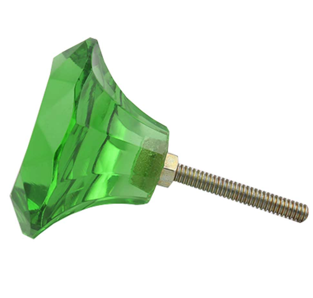 Large cut glass door knob