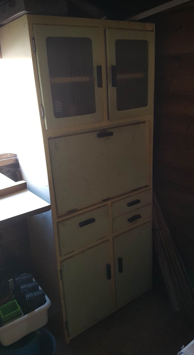 Commission for Lynne refurbished 1950 s kitchen cabinet Emily