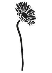 Beautiful decorative painted furniture stencils by Beautifully Boho - Sweet Gerbia