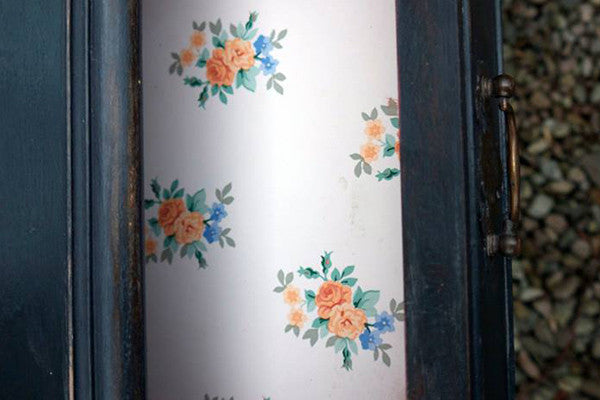 Vintage 1950's Black hand painted French Style Dressing Table by Emily Rose Vintage