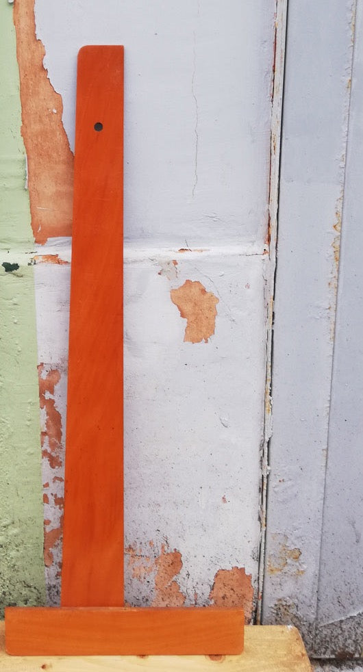 Large Vintage 1970's wooden set square